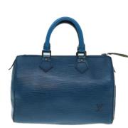 Louis Vuitton Vintage Pre-owned Laeder louis-vuitton-vskor Blue, Dam