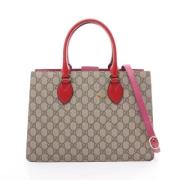 Gucci Vintage Pre-owned Laeder gucci-vskor Beige, Dam