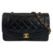 Chanel Vintage Pre-owned Laeder chanel-vskor Black, Dam