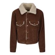 ERL Sherpa Corduroy Trucker Jacket Brown, Herr