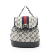 Gucci Vintage Pre-owned Canvas gucci-vskor Blue, Dam