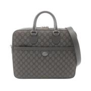 Gucci Vintage Pre-owned Laeder gucci-vskor Gray, Dam