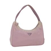 Prada Vintage Pre-owned Nylon prada-vskor Pink, Dam