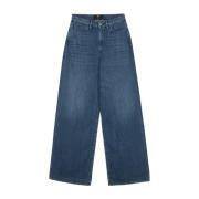 3X1 Midstone Flip Jean Blue, Dam