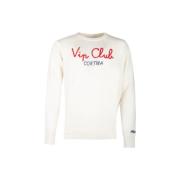 MC2 Saint Barth Kräm Crewneck Sweater Heron Vip Club Beige, Herr