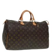 Louis Vuitton Vintage Pre-owned Canvas handvskor Brown, Dam