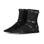 Liu Jo Eleganta Ankelboots med Remmar Black, Dam