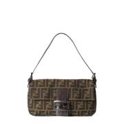 Fendi Vintage Pre-owned Canvas fendi-vskor Brown, Dam