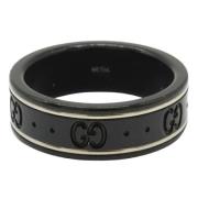 Gucci Vintage Pre-owned Metall ringar Black, Dam