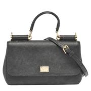 Dolce & Gabbana Pre-owned Pre-owned Laeder handvskor Black, Dam