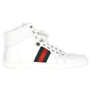 Gucci Vintage Pre-owned Laeder sneakers White, Herr