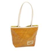 Fendi Vintage Pre-owned Laeder fendi-vskor Yellow, Dam