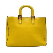 Fendi Vintage Pre-owned Laeder fendi-vskor Yellow, Dam