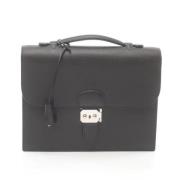 Hermès Vintage Pre-owned Canvas handvskor Black, Dam