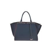 Fendi Vintage Pre-owned Laeder fendi-vskor Blue, Dam