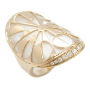 Bvlgari Vintage Pre-owned Metall ringar White, Dam