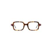 Kuboraum Stiliga Glasögon - Havana Acetat Brown, Unisex