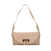 Salvatore Ferragamo Pre-owned Pre-owned Laeder axelremsvskor Beige, Da...