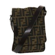 Fendi Vintage Pre-owned Canvas fendi-vskor Brown, Dam