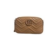 Gucci Vintage Pre-owned Laeder handvskor Beige, Dam