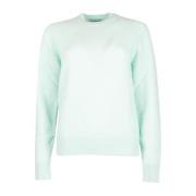 MC2 Saint Barth Mintgrön Crew Neck Sweater Green, Dam