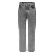 Drole de Monsieur Grå Tvättade Denim Jeans Gray, Herr