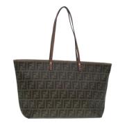 Fendi Vintage Pre-owned Canvas fendi-vskor Brown, Dam