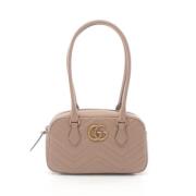 Gucci Vintage Pre-owned Laeder gucci-vskor Beige, Dam