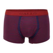 Gallo Mäns blå bomullsboxershorts med Windsor-ränder Multicolor, Herr