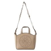 Karl Lagerfeld K/Circle Small Tote Perforated Brown, Dam