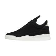 Filling Pieces Låg Top Ghost Svart / Off White Black, Herr