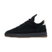 Filling Pieces Låg Topp Ripple Mocka Svart Black, Herr