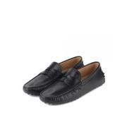 Tod's Stiliga Läderloafers för Män Black, Herr