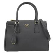 Prada Vintage Pre-owned Laeder handvskor Black, Dam