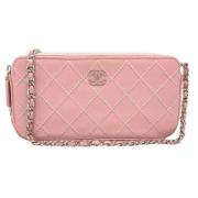 Chanel Vintage Pre-owned Laeder chanel-vskor Pink, Dam