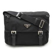 Prada Vintage Pre-owned Canvas prada-vskor Black, Dam