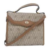 Dior Vintage Pre-owned Laeder handvskor Beige, Dam