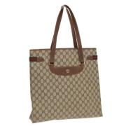 Gucci Vintage Pre-owned Laeder totevskor Beige, Dam