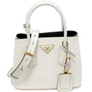 Prada Vintage Pre-owned Laeder handvskor White, Dam