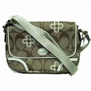 Coach Pre-owned Pre-owned Canvas axelremsvskor Brown, Dam