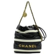 Chanel Vintage Pre-owned Laeder chanel-vskor Black, Dam