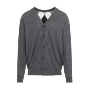 Junya Watanabe Grå Sweater Top för Stiligt Utseende Gray, Herr