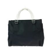 Prada Vintage Pre-owned Canvas totevskor Black, Dam