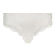 Dolce & Gabbana Satin Briefs med Spetsdetaljer White, Dam