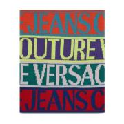 Versace Jeans Couture Multifärgad Logo Ull Halsduk Unisex Multicolor, ...