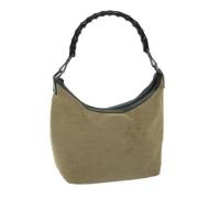 Gucci Vintage Pre-owned Canvas gucci-vskor Beige, Dam