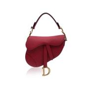 Dior Vintage Pre-owned Tyg dior-vskor Red, Dam