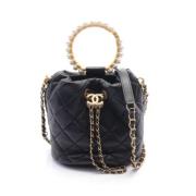 Chanel Vintage Pre-owned Laeder chanel-vskor Black, Dam