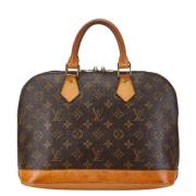 Louis Vuitton Vintage Pre-owned Canvas handvskor Brown, Dam