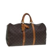 Louis Vuitton Vintage Pre-owned Canvas louis-vuitton-vskor Brown, Dam